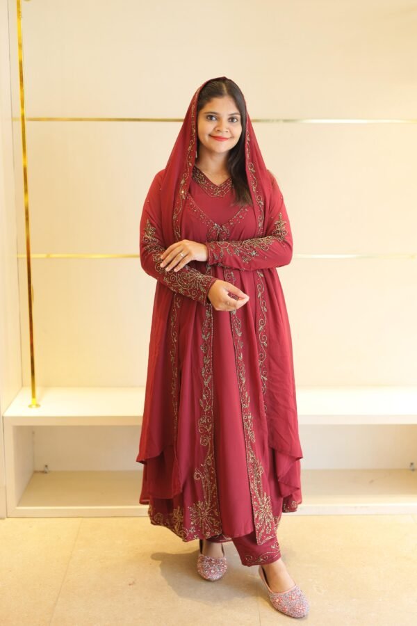 Eid Special Heavy Handwork 3-Piece Salwar Set - Image 4